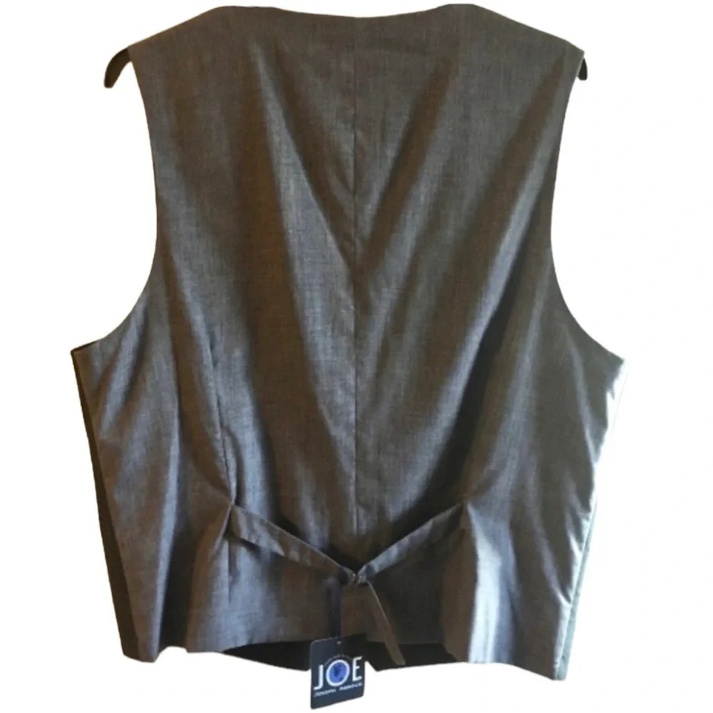 JOE Joseph Abboud Gray Slim Fit Vest